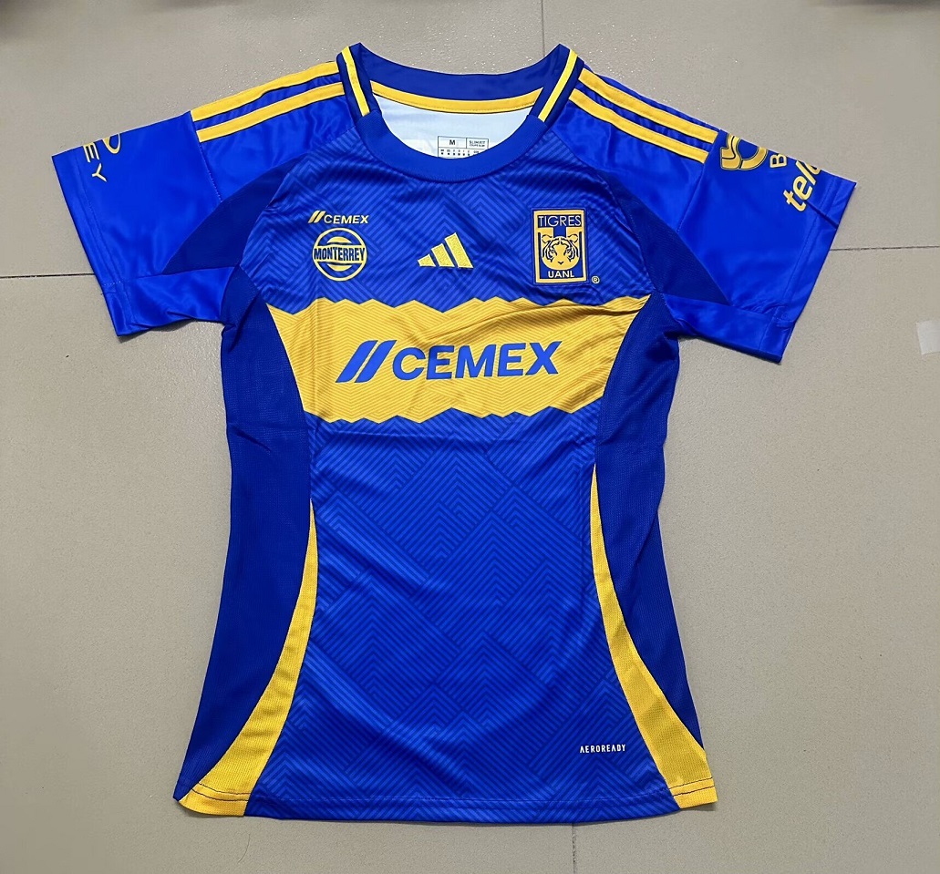 AAA Quality Tigres UANL Woman 24/25 Away Blue Jersey